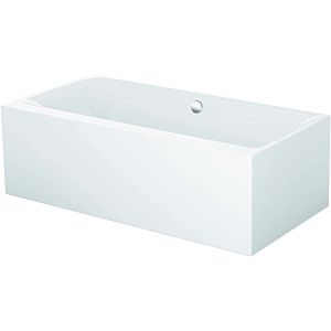 Bette BetteLux silhouette bathtub 3461-004CFXVS 180x90x45cm, free-standing, with apron and shelf, noble white