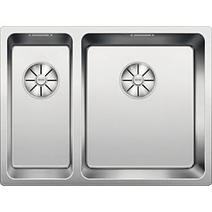 Blanco Andano 340/180-if sink 522973 58.5x40cm, Stainless Steel silk gloss, right, IF flat rim