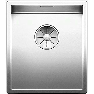 Blanco Claron sink 521570 340-IF, 38 x 44 cm, Stainless Steel silk gloss, without drain remote control