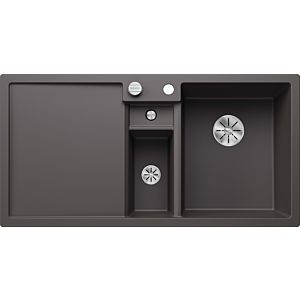 Blanco Collectis 6 S Silgranit sink 523345 100x51 cm, rock gray, basin on the right, with drain remote control / Accessories