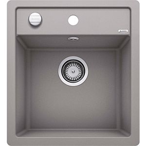 Blanco sink 517167 45.5 x 50 cm, PuraDur alumetallic, drain remote control with rotary control