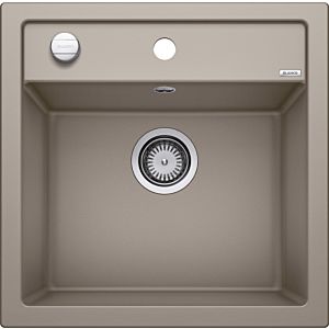 Blanco sink 518528 51.5 x 51 cm, PuraDur tartufo, drain remote control with rotary control