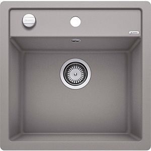 Blanco sink 518531 50.5x50cm, PuraDur alumetallic, with drain remote control