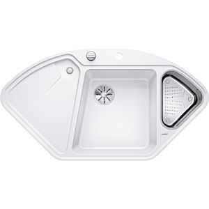 Blanco Blancodelta ii-f sink 523673 104.2x56cm, PuraDur white, with drain remote control / Accessories
