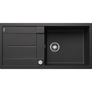 Blanco sink 515286 100 x 50 cm, PuraDur anthracite, reversible, drain remote control with rotary control