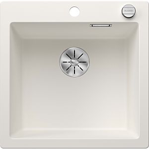 Blanco Pleon 5 Silgranit sink 523680 51.5 x 51 cm, white, drain remote control with rotary control