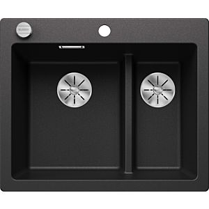 Blanco Pleon 6 Silgranit sink 523696 61.5 x 51 cm, anthracite, reversible, drain remote control with rotary control