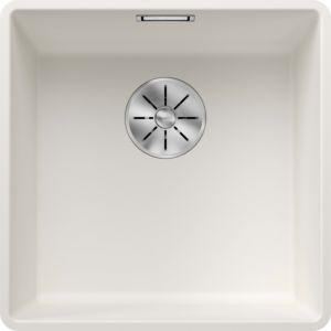 Blanco Subline 400-f sink 523497 42.7x42.7cm, PuraDur white, for undercounter