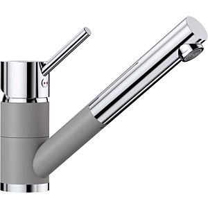 Blanco Antas -s robinet de cuisine 516765 basse pression, aspect SILGRANIT alumétallique / chrome