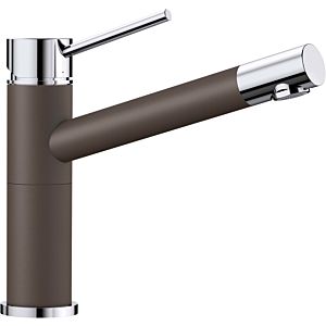 Blanco ALTA Compact kitchen tap 515324 SILGRANIT-Look cafe / chrome