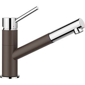 Blanco kitchen faucet 525043 extendable, SILGRANIT look cafe