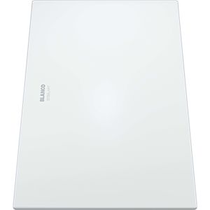 Blanco glass cutting board 225333 42 x 24 cm, glass white satin