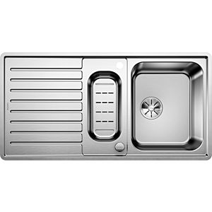 Blanco CLASSIC Pro 6 S-IF sink 523665 100 x 51 cm, Stainless Steel silk gloss, reversible, with drain remote control / bowl