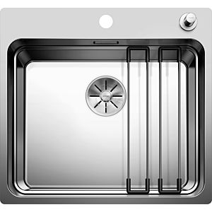 Blanco Etagon 500-IF / A Multi Level Sinks sink 521748 54x50cm, Stainless Steel silk gloss, with battery Stainless Steel