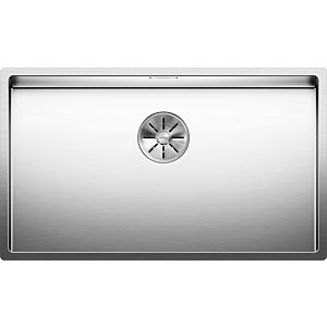 Blanco Claron sink 521580 700-IF, 74 x 44 cm, Stainless Steel silk gloss, without drain remote control