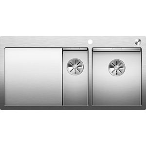 Blanco Claron 6 s-if sink 521645 100x51cm, Stainless Steel , right, PushControl drain remote control