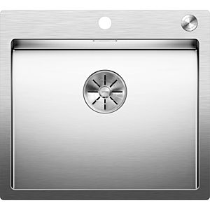 Blanco Claron sink 521633 500-IF / A , 56 x 51 cm, Stainless Steel , with PushControl drain remote control