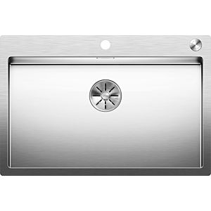 Blanco Claron sink 521634 700-IF / A , 76 x 51 cm, Stainless Steel , with PushControl drain remote control