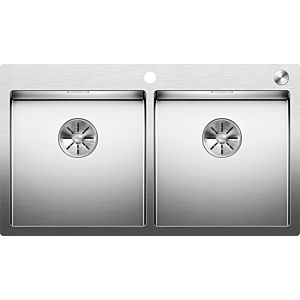 Blanco Claron sink 521654 400/400-IF / A , 88.5 x 51 cm, Stainless Steel , with PushControl drain remote control