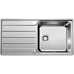Blanco xl 6 s-if sink 523035 100 x 50 cm, Stainless Steel brush finish, reversible, drain remote control with rotary control