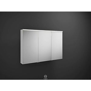 Burgbad Eqio Spiegelschrank SPGS120R 120x80x17cm, 3 Türen, weiß hochglanz