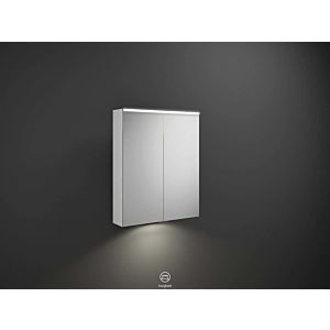 Burgbad Eqio armoire miroir SPGT065F2009 65 x 80 x 17 cm, Blanc Brillant