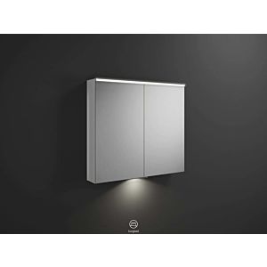 Burgbad Eqio armoire miroir SPGT090F2009 90 x 80 x 17 cm, Blanc Brillant
