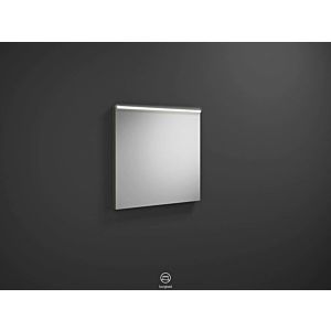 Eqio illuminated mirror SIGZ065F2010 65 x 63.5 x 6 cm, gray high gloss, horizontal LED Burgbad