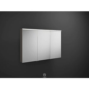 Burgbad Eqio armoire miroir SPGS120LF2010 120 x 80 x 17 cm, gauche, gris brillant