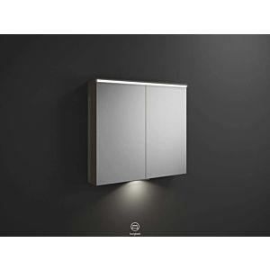 Burgbad Eqio armoire miroir SPGT090F2010 90 x 80 x 17 cm, gris brillant