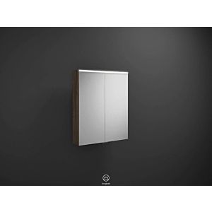 Burgbad Eqio mirror cabinet SPGS065F2012 65 x 80 x 17 cm, chestnut decor truffle