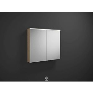 Burgbad Eqio mirror cabinet SPGS090F3180 90 x 80 x 17 cm, cashmere oak decor