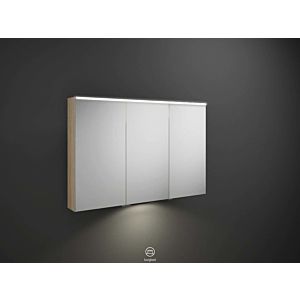 Burgbad Eqio armoire miroir SPGT120LF3180 120 x 80 x 17 cm, gauche, décor chêne cachemire
