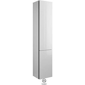 Burgbad Junit tall cabinet HSIE035LF3148 35 x 176 x 32 cm, 2 doors on the left, White High Gloss