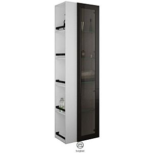 Burgbad tall cabinet HSKF050RF3193 176x32x50cm, right, White High Gloss