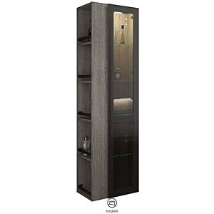 Burgbad tall cabinet HSKG050RF3199 176x32x50cm, right, oak decor Alaska