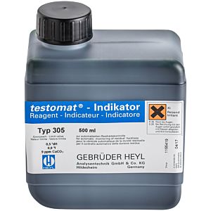 BWT indicator solution 11985 500 ml, colour change at 0.5 °dH