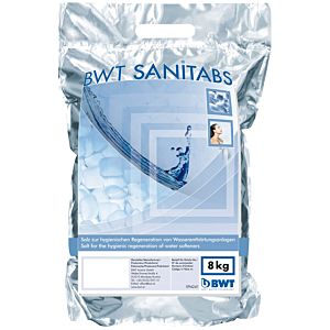 BWT Sanitabs Regeneriersalz 94241  8 kg, Sack