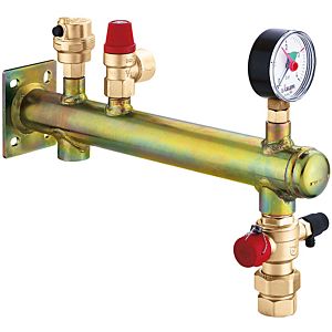 Caleffi vessel connection group 335632 steel, 3/4 &quot;x3 bar, quick coupling up to 20 kW