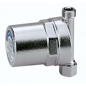 Caleffi Antishock water hammer damper 525150 Union nut 3/4 &quot;IT x 3/4&quot; AG, brass housing, chrome-plated