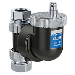 Caleffi Discal Air and Dirt Separators SLIM 551801 Ø 18mm compression fitting, plastic housing