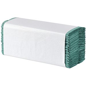 CWS paper towels 276200 Basic Recycling, C-fold, 2000 -ply, green