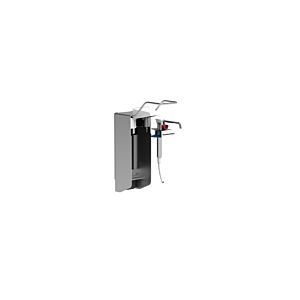 CWS MediLine universal dispenser 903107660 anodised aluminium, disinfection, flexible plastic suction tube, 718V