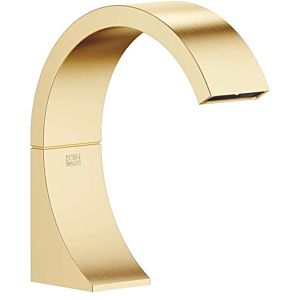 Dornbracht Cyo freestanding spout 13715811-28 for washbasin, projection 133mm, without waste fitting, brushed brass