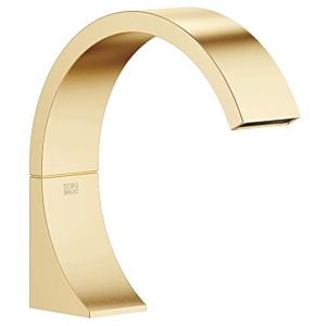 Dornbracht Cyo freestanding spout 13717811-28 for washbasin, projection 167mm, without waste fitting, brushed brass
