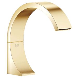 Dornbracht Cyo freestanding spout 13717811-38 for washbasin, projection 167mm, without waste fitting, brass