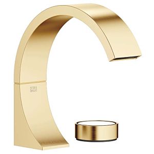 Dornbracht Cyo freestanding spout 29218811-28 for washbasin, projection 167mm, without waste fitting, brushed brass