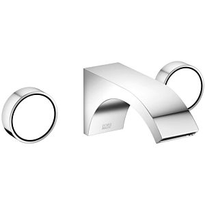 Dornbracht Cyo three-hole wall fitting 36707811-00 for washbasin, projection 160mm, without waste set, chrome