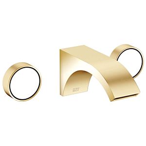 Dornbracht Cyo three-hole wall fitting 36707811-38 for washbasin, projection 160mm, without waste fitting, brass