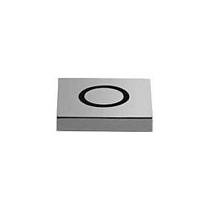Dornbracht bouton de commande 10714970-99 rosette carrée, platine mat foncé